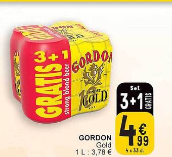 Cora Gordon gold aanbieding