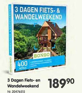 Fun 3 dagen fiets en wandelweekend aanbieding
