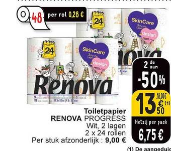 Cora Toiletpapier renova aanbieding