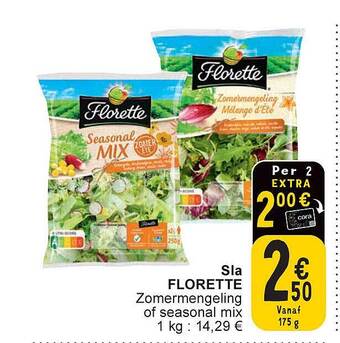 Cora Sla florette aanbieding
