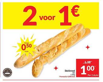 Intermarché Stokbrood aanbieding