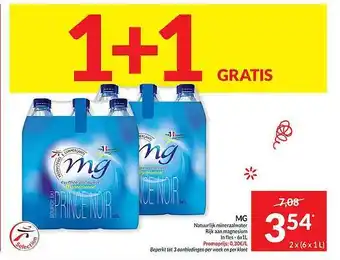 Intermarché Mg natuurlijk mineraalwater aanbieding