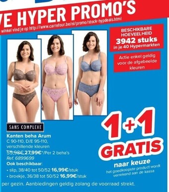 Carrefour Kanten beha arum aanbieding