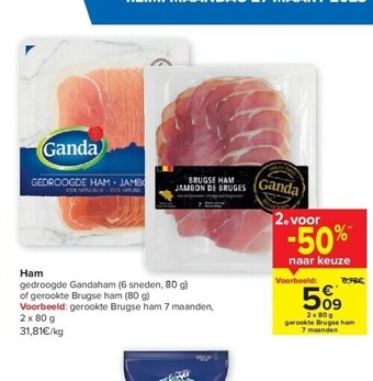 Carrefour Ham aanbieding