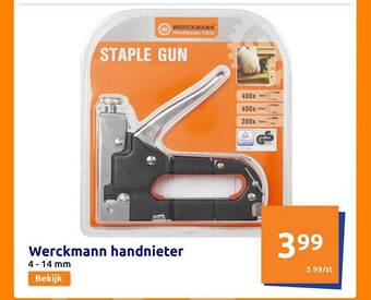 Action Werckmann handnieter aanbieding