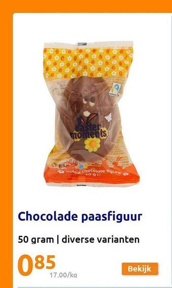 Action Chocolade paasfiguur aanbieding