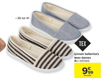 Carrefour Linnen sneakers of saloméschoenen voor kinderen aanbieding