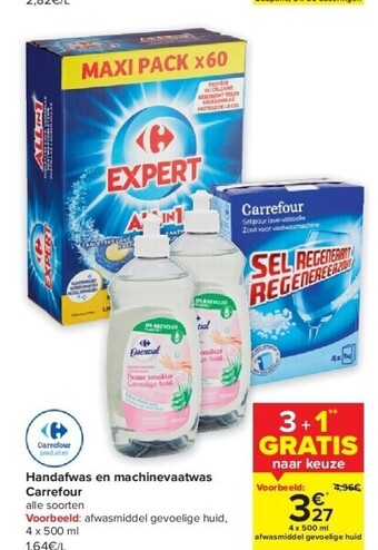 Handafwas en machinevaatwas carrefour