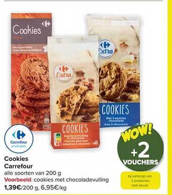 Carrefour Cookies aanbieding