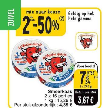 Cora Smeerkaas aanbieding