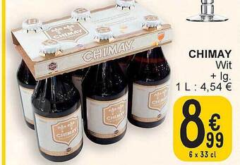 Cora Chimay wit aanbieding