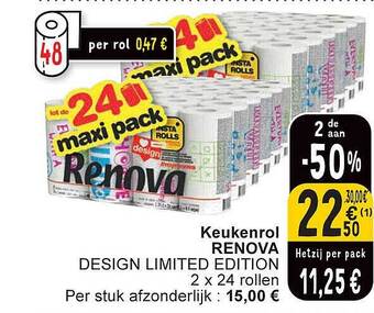 Cora Keukenrol renova aanbieding