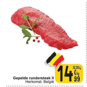Gepelde rundersteak ii