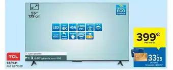Carrefour Tcl ledtv aanbieding
