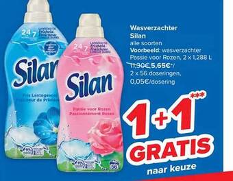 Carrefour Wasverzachter silan aanbieding