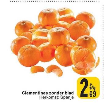 Cora Clementines zonder blad aanbieding