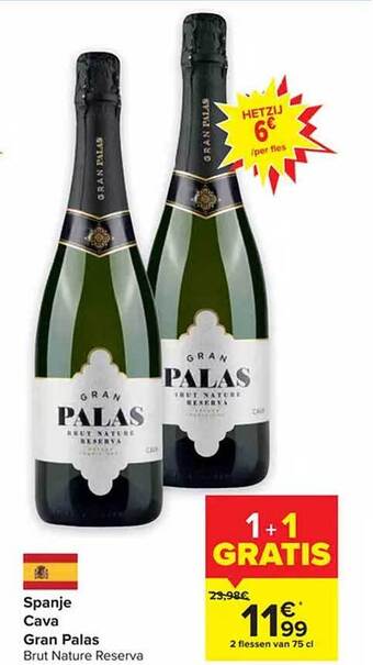 Carrefour Cava gran palas aanbieding