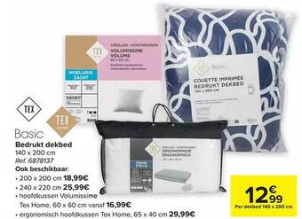Carrefour Bedrukt dekbed aanbieding