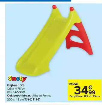 Carrefour Glijbaan xs aanbieding