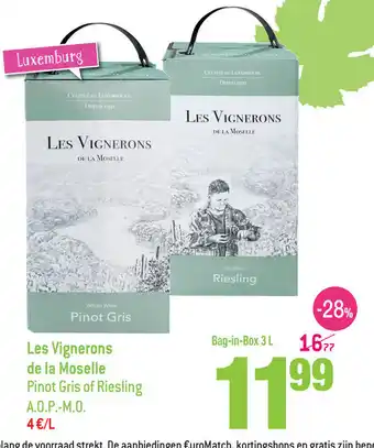 Les Vignerons de la Moselle Pinot Gris of Riesling