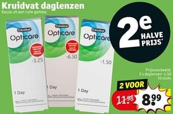 Kruidvat Kruidvat daglenzen aanbieding