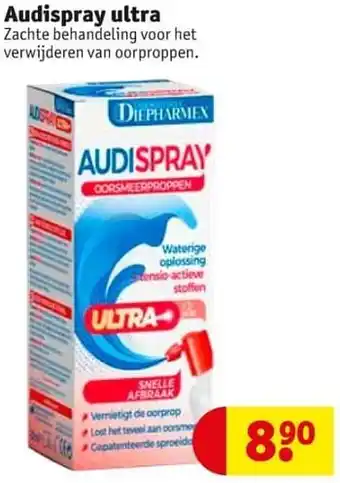 Kruidvat Audispray ultra aanbieding