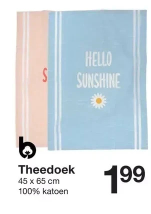 Zeeman Theedoek aanbieding