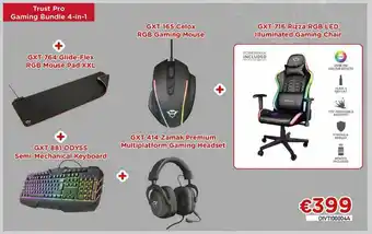 CompuDeals GXT 764 Glide-Flex RGB Mouse Pad XXL aanbieding