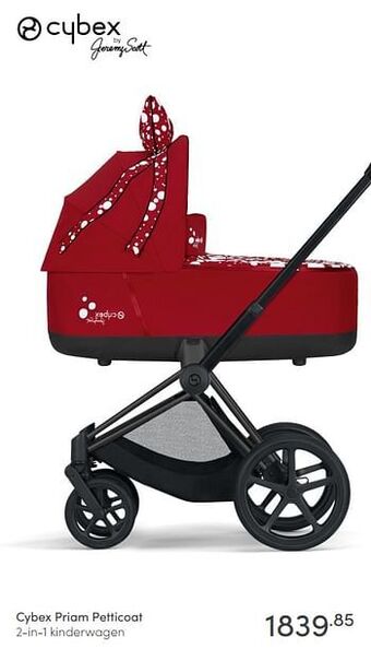 Baby & Tiener Cybex priam petticoat 2-in-1 kinderwagen aanbieding