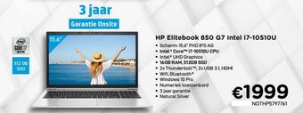 HP Elitebook 850 G7 Intel i7-10510U