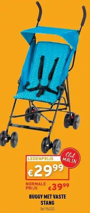 Buggy met vaste stang