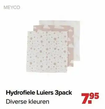 Baby-Dump Hydrofiele luiers 3pack aanbieding