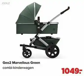 Baby-Dump Geo2 marvellous green combi-kinderwagen aanbieding
