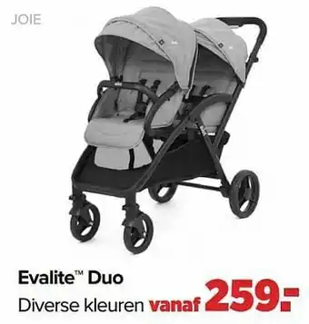 Baby-Dump Evalite duo aanbieding