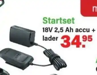 Bosch Startset 18V 2.5 Ah Accu+Lader