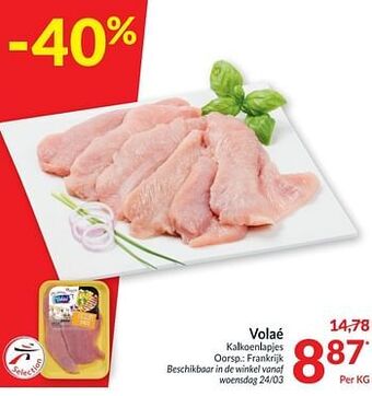 Intermarché Volaé kalkoenlapjes aanbieding