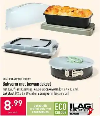 Bakvorm met bewaardeksel