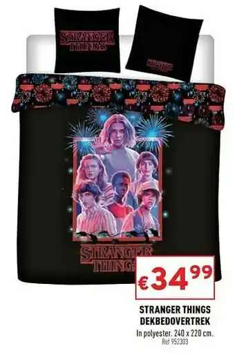 Trafic Stranger things dekbedovertrek aanbieding