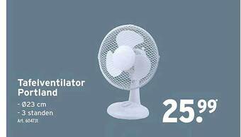 GAMMA Tafelventilator portland aanbieding