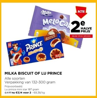 Jumbo Milka biscuit of lu prince aanbieding