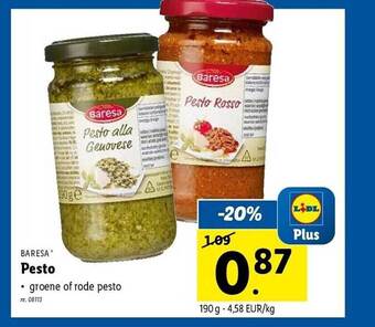 Baresa pesto