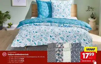 Lidl Satijnen dekbedovertrek livarno home aanbieding