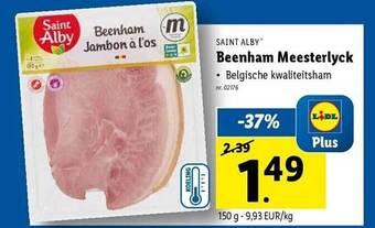 Lidl Saint alby beenham meesterlyck aanbieding
