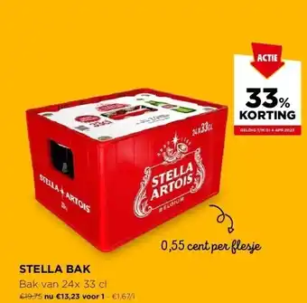 Jumbo Stella bak bak van 24x 33 cl aanbieding