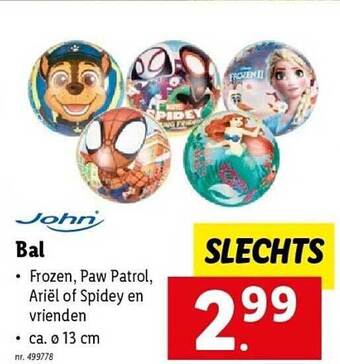 Lidl Bal aanbieding