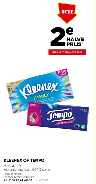Kleenex of tempo