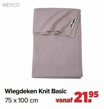 Baby-Dump Wiegdeken knit basic aanbieding