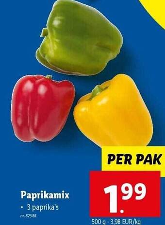 Lidl Paprikamix aanbieding