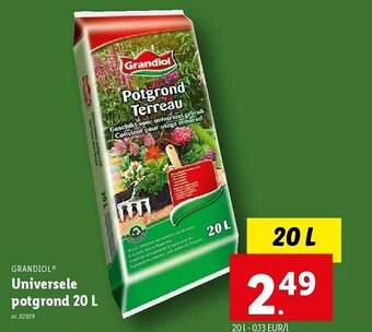 Lidl Grandiol universele potgrond aanbieding
