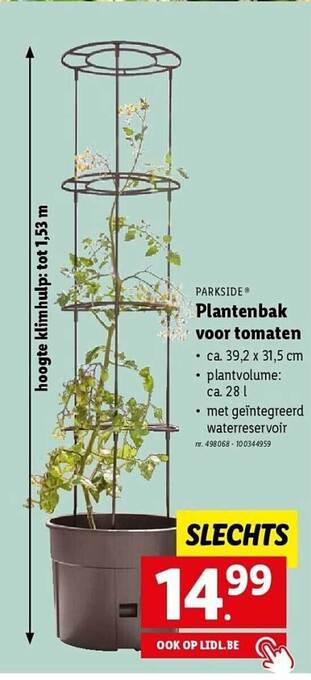 Lidl Plantenbak voor tomaten aanbieding